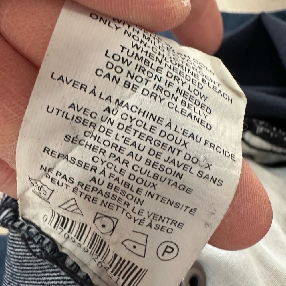Motherhood Maternity Secret Fit Belly Skinny Fit Jeans Dark Blue Maternity Small - Picture 3 of 13